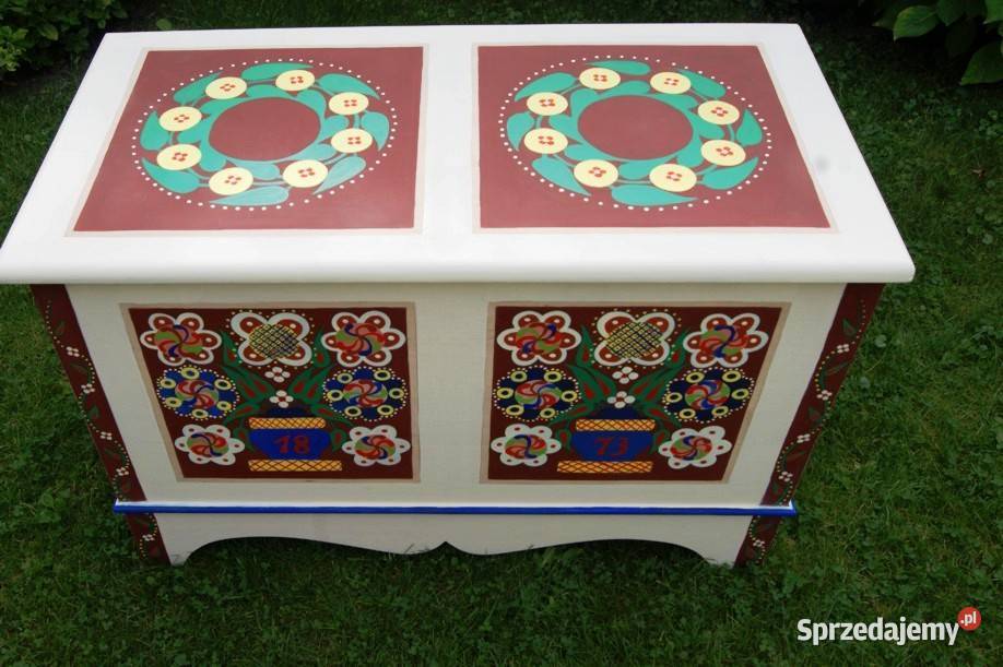 Skrzynia ręcznie malowana opolska Opole