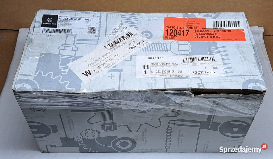 PRZEŁĄCZNIK MANETKI TAŚMA MERCEDES S KLASA W222 osobowe Panele sterowania, przełączniki dolnośląskie Mielęcin