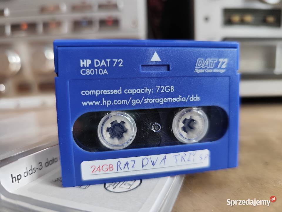 kaseta DAT HP72 GB C120 okazja zachodniopomorskie