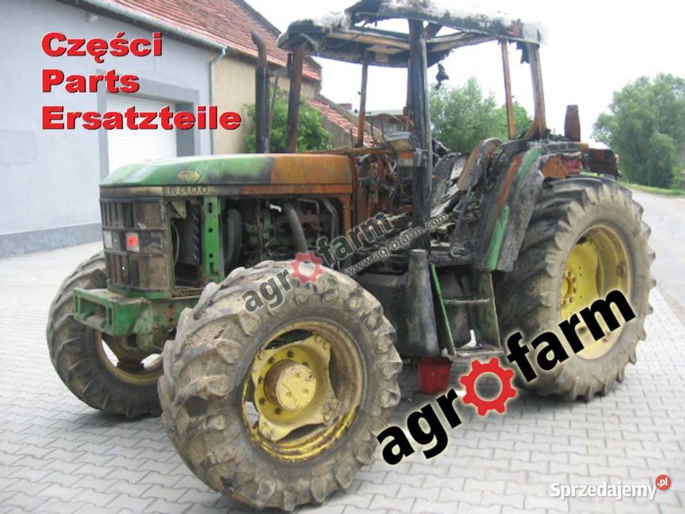 John Deere 6300 części skrzynia biegów silnik Części i osprzęt rolniczy dolnośląskie Byków sprzedam