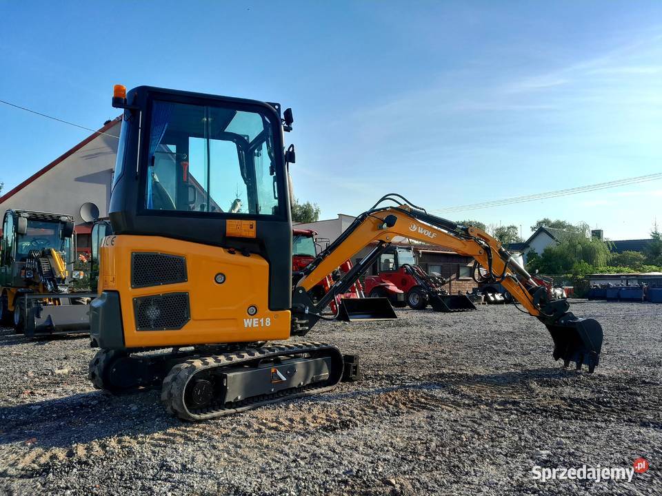 Nowa Minikoparka WOLF WE18 I KUBOTA I 1800 I Białystok