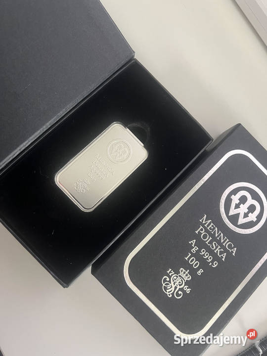 Sprzedam 2 x Sztabka Srebra Mennica Polska 100 g mazowieckie Legionowo