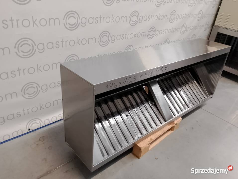 OKAP GASTRONOMICZNY 196x70 PRZYŚCIENNY Gastronomia Wrocław sprzedam