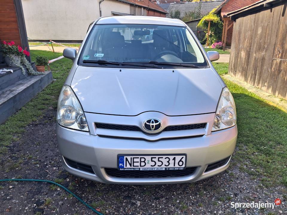 Toyota corolla verso II 2008 warmińsko-mazurskie Rzeczna