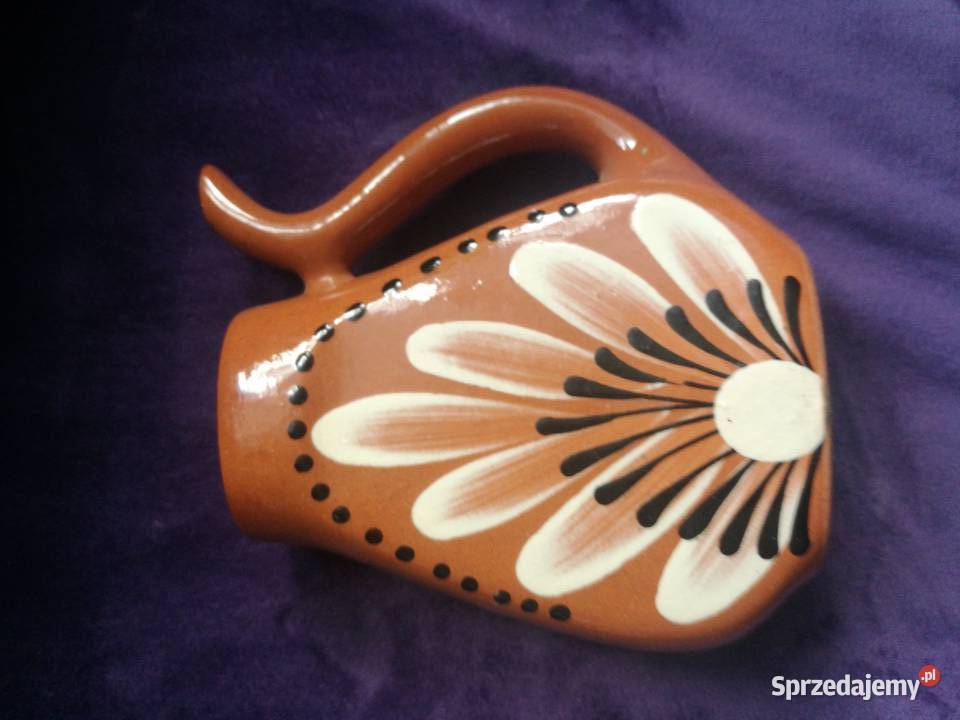 Pijałka fajans stara ceramika Choszczno