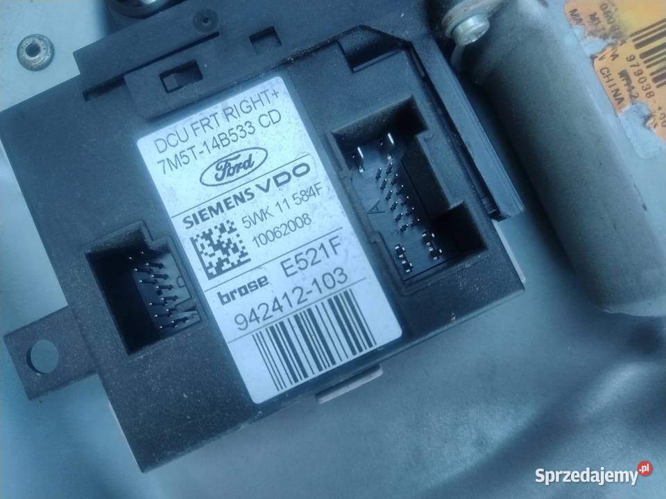 MECHANIZM PODNOŚNIK SZYBY PRAWY PRZÓD FORD C 18