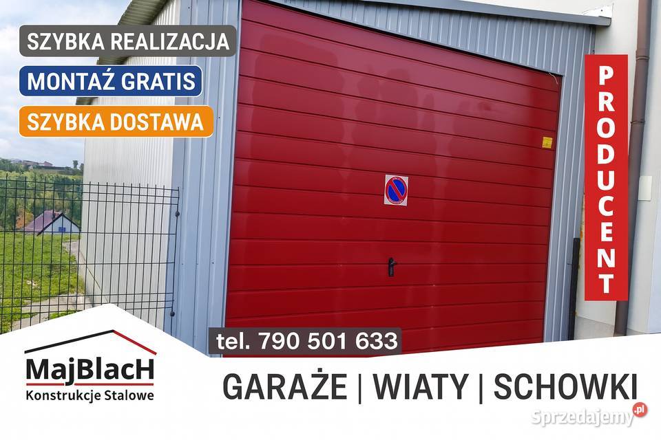 Duży Ocynkowany Garaż BlaszanyHala Magazyn Hala dolnośląskie Oława