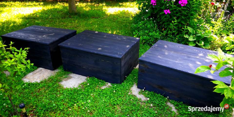 Skrzynia stolik kawowy pufa siedzisko kufer 45cm sprzedam