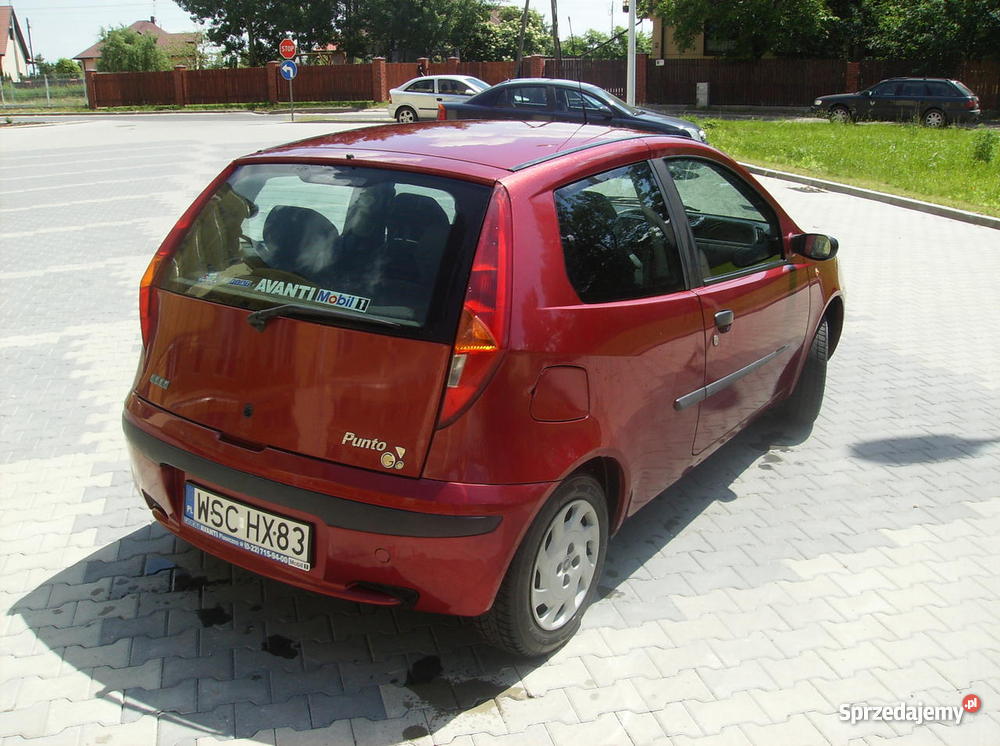 Fiat Punto II 2001r poj 12l 8v GO immobilizer