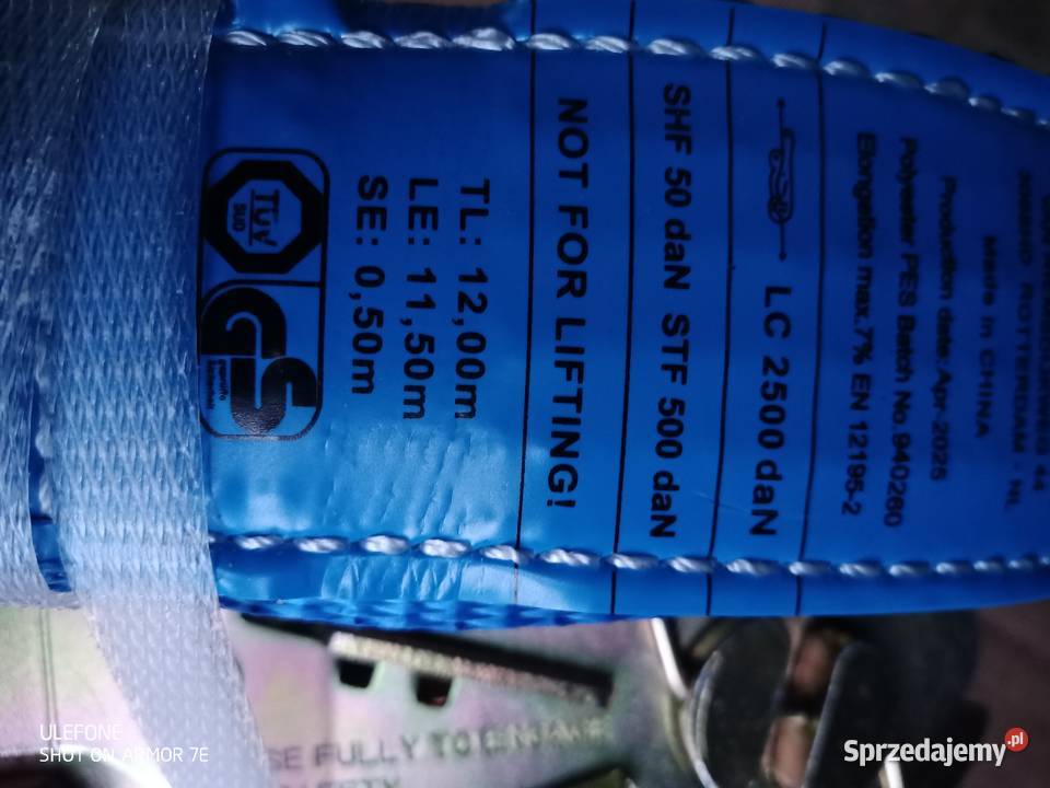 Pasy transportowe 12m