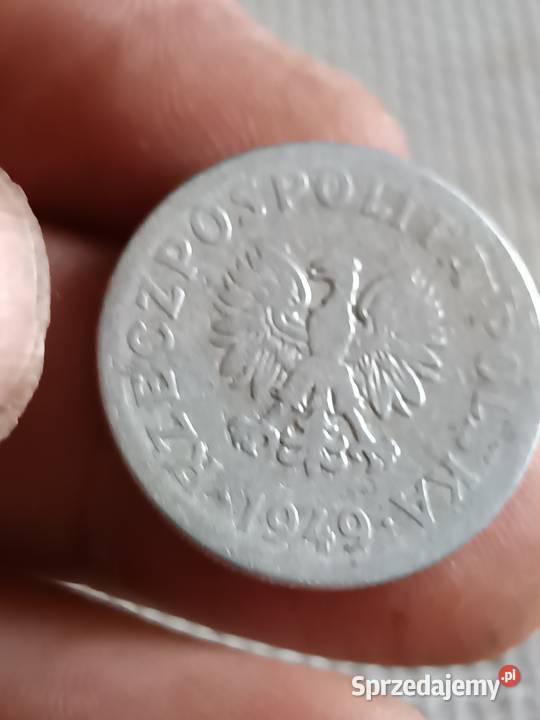 Sprzedam monete 50 groszy 1949 lekka skretka Chełm sprzedam
