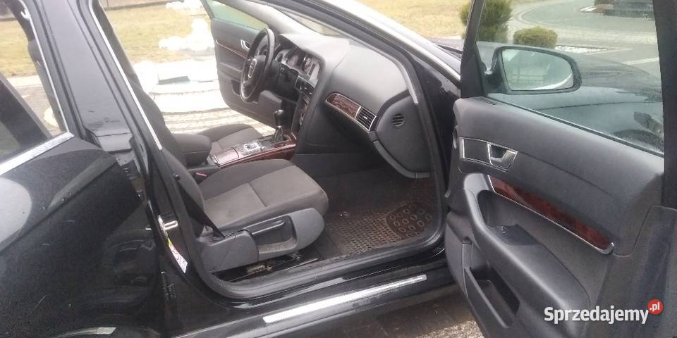 Audi A6 C6 limuzyna 20tdi 140 manuał czarny Sedan / Limuzyna Kościerzyna