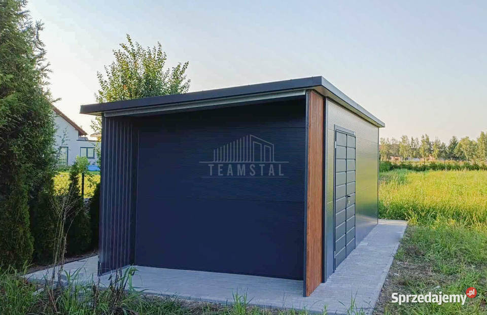 Garaż ocieplany z płyty warstwowej 55x3m wiata 17m2 dolnośląskie Jelenia Góra