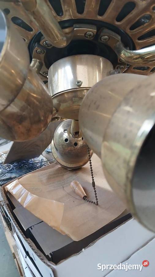 Żyrandol Z06 z wiatrakiem PRL vintage TYP Pozostałe Skierniewice