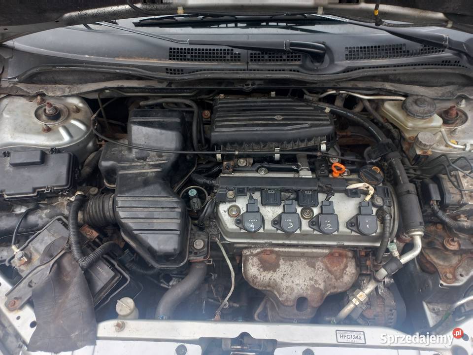 Honda civic 14 90 srebrny warmińsko-mazurskie Olsztyn