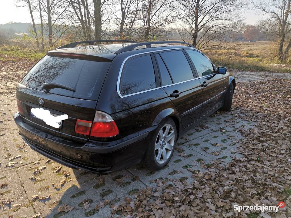 Bmw seria 3 e46 330d diesel czarna kombi touring światła przeciwmgielne Seria 3 Tomaszów Mazowiecki