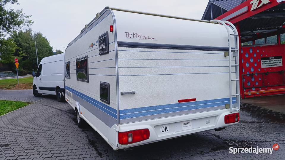 przyczepa kempingowa HOBBY ŁÓŻKA PIĘTROWE Międzybrodzie Bialskie