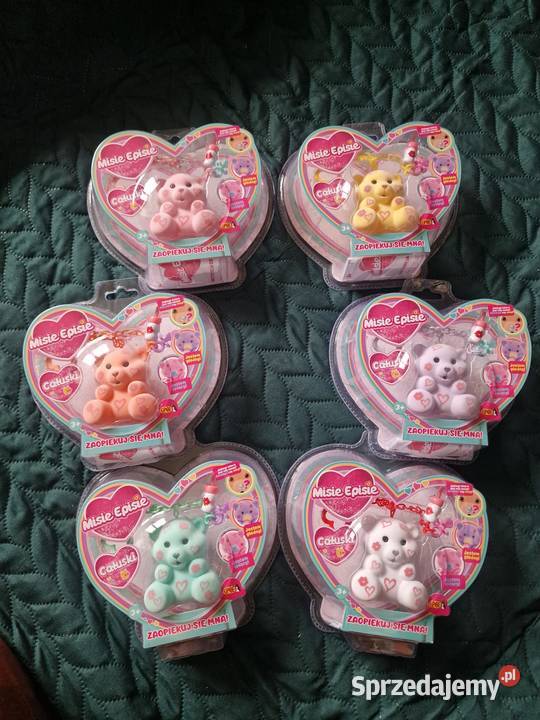 NOWE Misie Episie seria Całuski komplet zestaw 6 dolnośląskie Wrocław