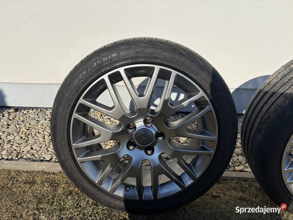 Koła Alufelgi 18 Opel GM 75J ET37 Opony Dębica Sukmanie