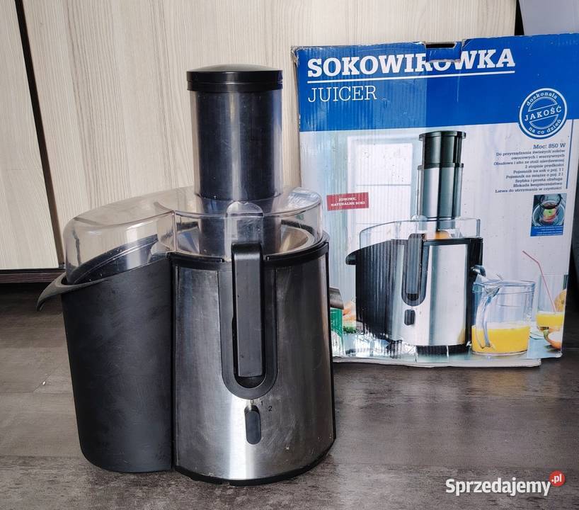 Wydajna Sokowirówka Stal Nierdzewna 850W Duża AGD drobne Jaśkowice Legnickie sprzedam