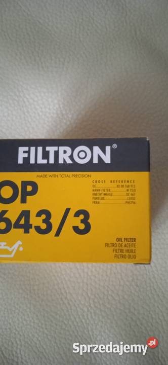 fabrycznie nowy Filtr oleju FILTRON OP 6433 Bydgoszcz sprzedam