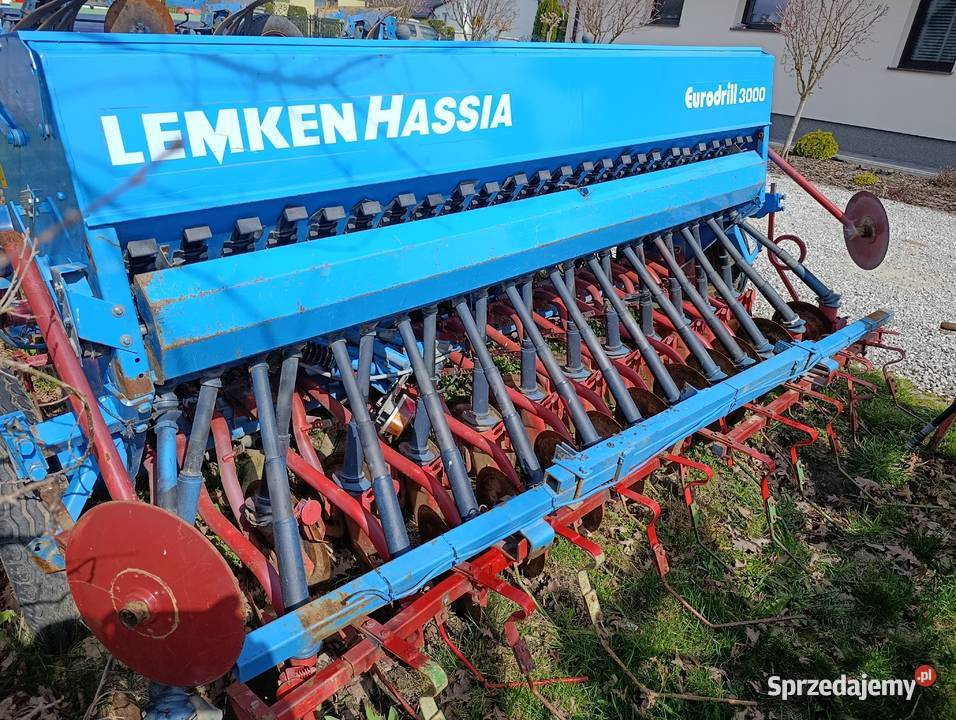Siewnik zbożowy talerzowy lemken amazone hassia Borki