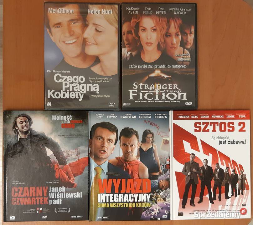 Kolekcja filmów DVD komedia akcja przygodowe mazowieckie Naruszewo