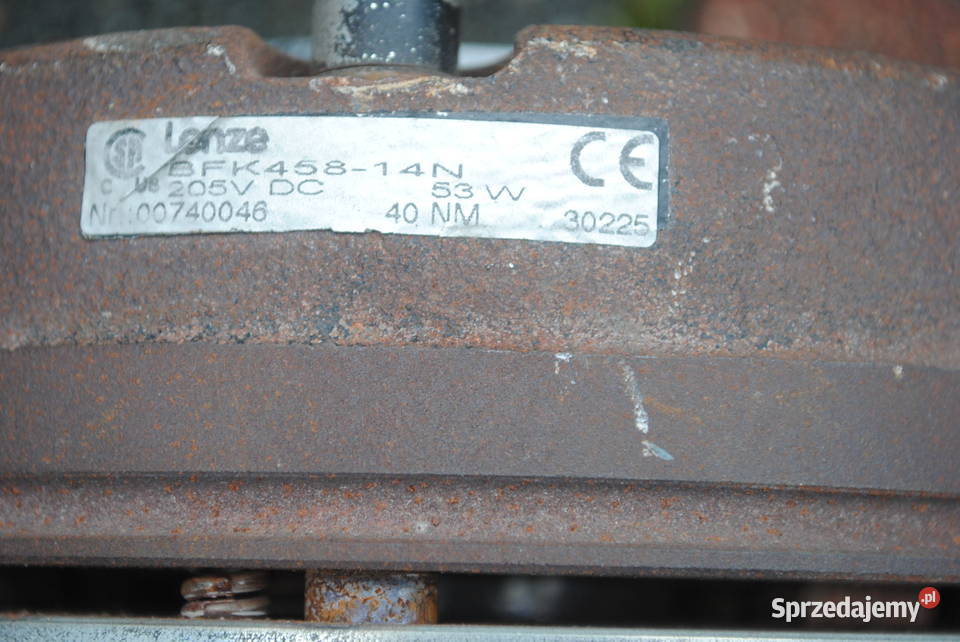 HAMULEC silnika elektrycznego 230V LENZE 40NM Pozostałe Kargowa sprzedam