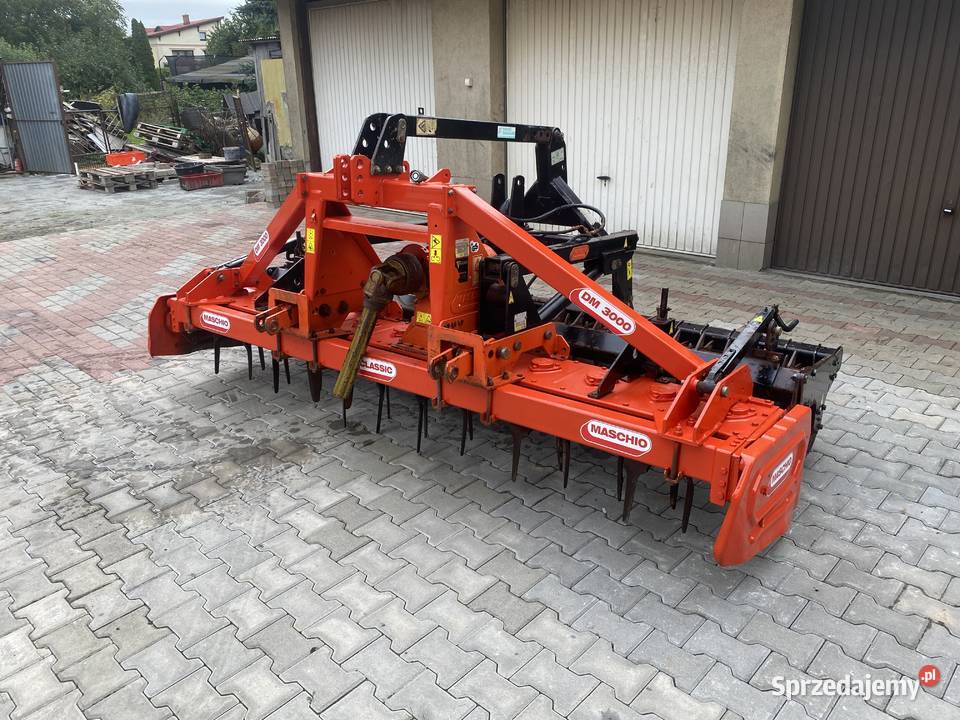 Brona aktywna Maschio DM3000 3m z hydropakiem nieuszkodzony Kostomłoty