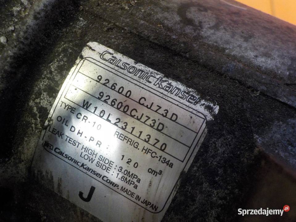 JUKE QASHQAI 16 B 16V 11r 117 HR16DE sprezarka Suków