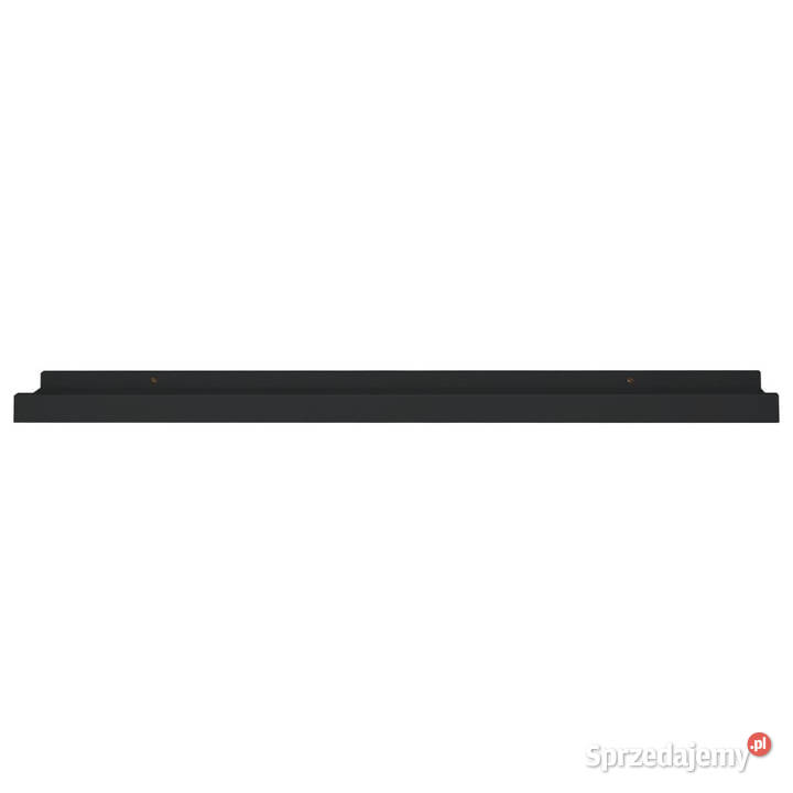 Półki ścienne na zdjęcia 2 czarne 60x9x3 MDF Półki Meble mazowieckie Warszawa