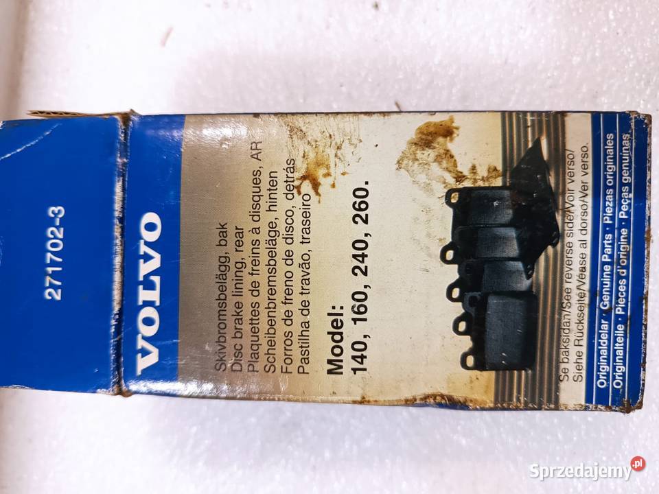 Klocki hamulcowe VOLVO 140 160 240 260 Kielno