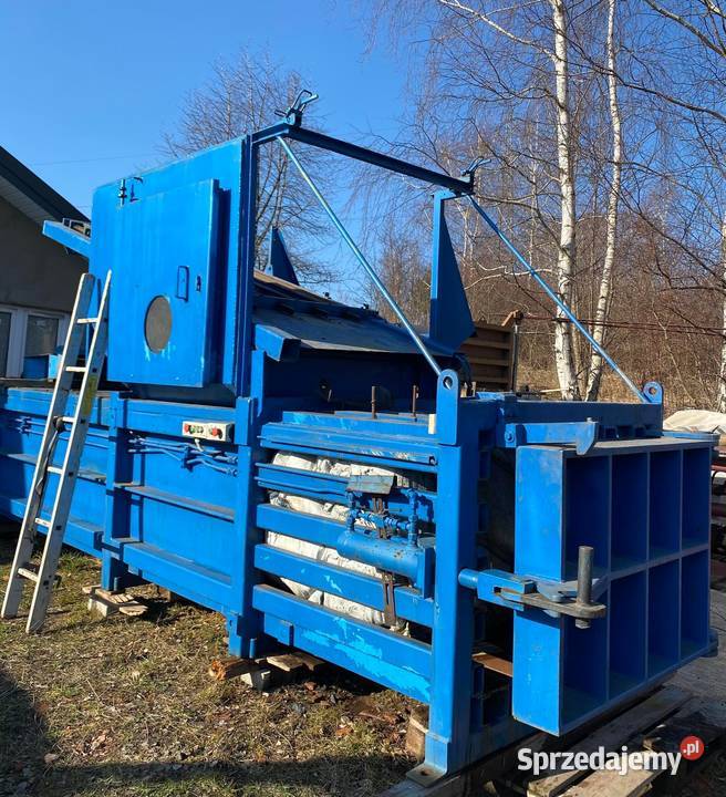 Belownica zgniatarka prasa do śmieci makulatury Trzebinia