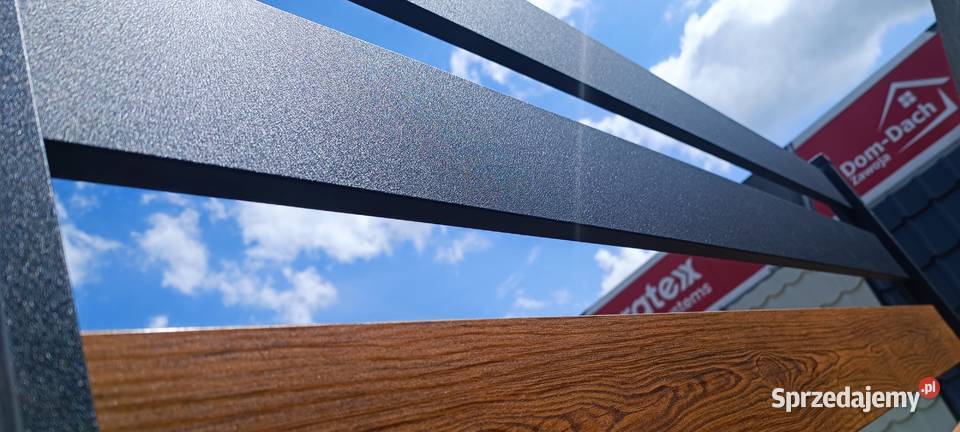 Przęsło ogrodzeniowe palisadowe nowoczesne śląskie Chorzów