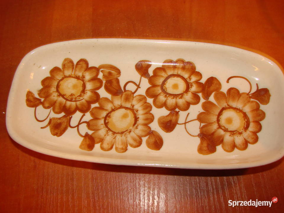 mały fajansowy półmisek Pruszcz Gdański