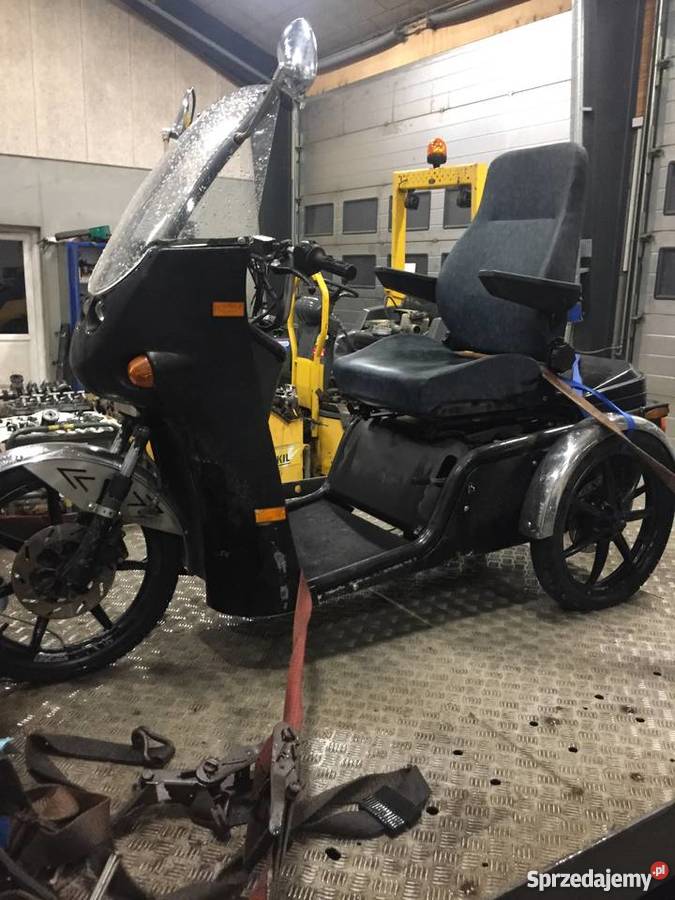 Trójkołowy spalinowy skuter seniora pomorskie Gdańsk