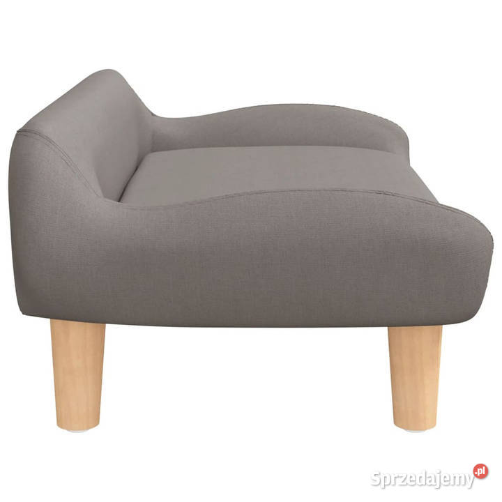 Sofa dzieci kolor taupe 70x40x24 obita tkaniną Warszawa