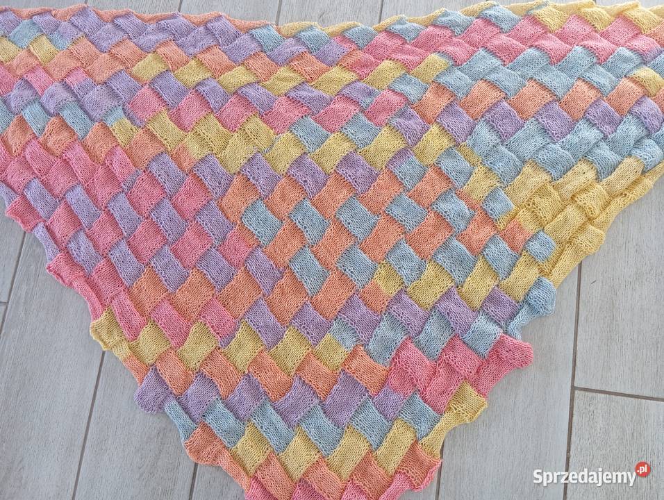 Chusta entrelac HANDMADE Jastrzębie-Zdrój