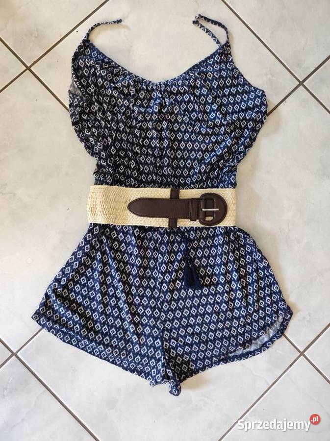 hm letni wiązany kombinezon krótkie spodenki na H&M Kielce