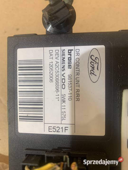 981538 silniczek szyby prawy tył Ford focus mk2 Części samochodowe sprzedam