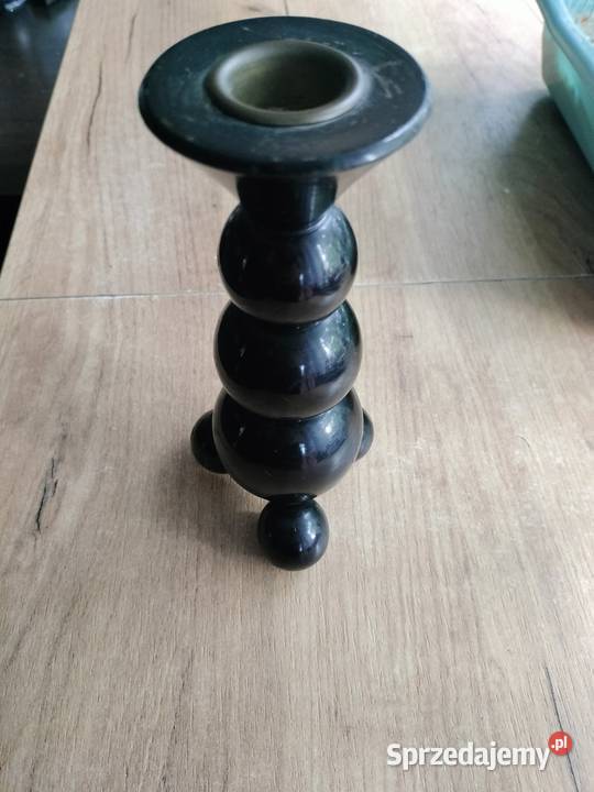 Świecznik drewniany fikuśny kulki zachodniopomorskie Choszczno