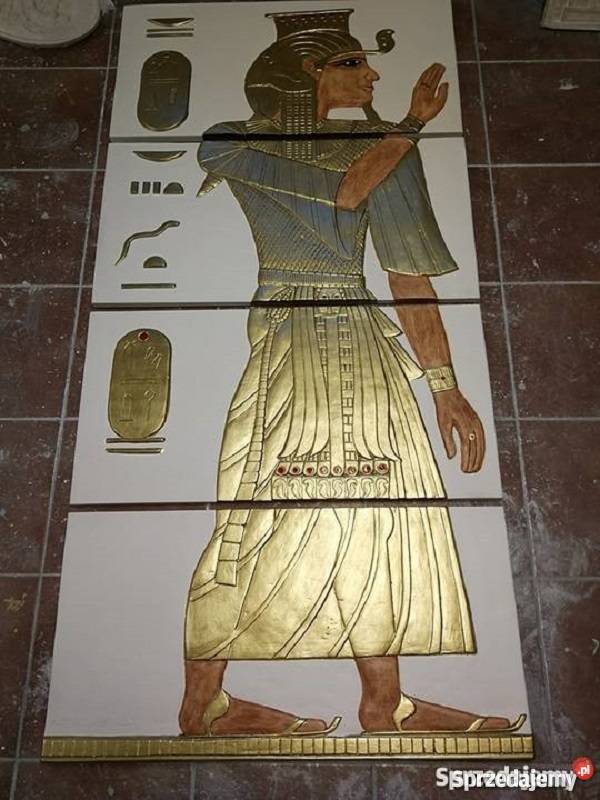 Herb Godło Polski Orzeł Płaskorzeźba Sztukateria wielokolorowy Zielona Góra