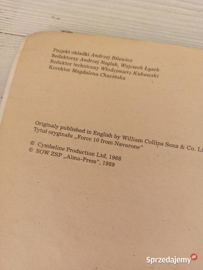 Komandosi z Nawarony Alistair MacLean wydanie 1 Bielsko-Biała