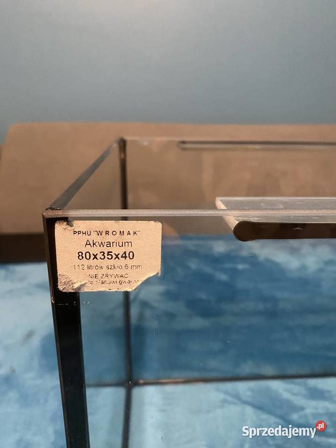 Sprzedam akwarium 112 l z pokrywą Skawina