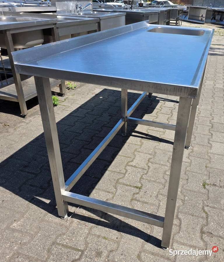 Zlew Basen 1 Komorowy Z Blatem 2007085 MN Gastronomia Nowe Skalmierzyce