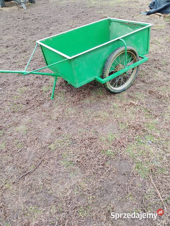 Wózek ogrodniczy metalowy mocny 2 koła noga łódzkie Tomaszów Mazowiecki