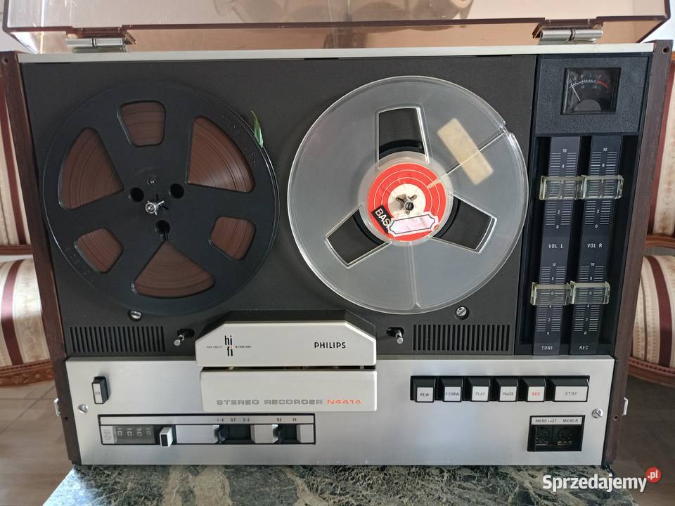 Magnetofon Szpulowy PHILIPS N4414 Hi Fi Vintage Drawski Młyn sprzedam