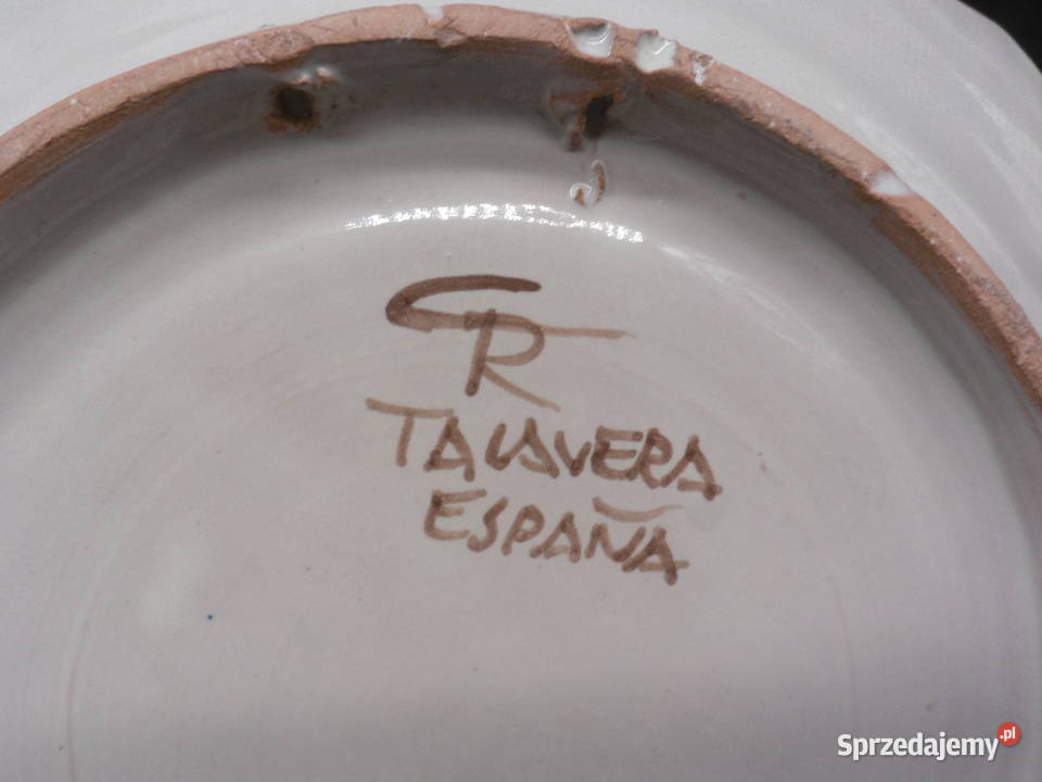 Patera ceramiczna Talavera Espana Hiszpania Raszków