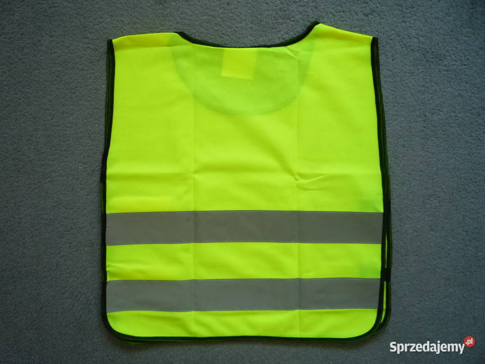 Nowa 122128 134 Żółta kamizelka odblaskowa Szczecin sprzedam