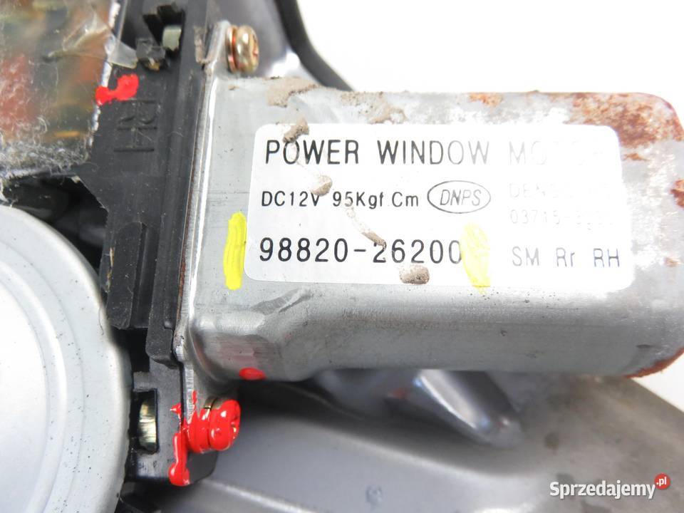 PODNOŚNIK SZYBY PRAWY TYLNY HYUNDAI SANTA FE